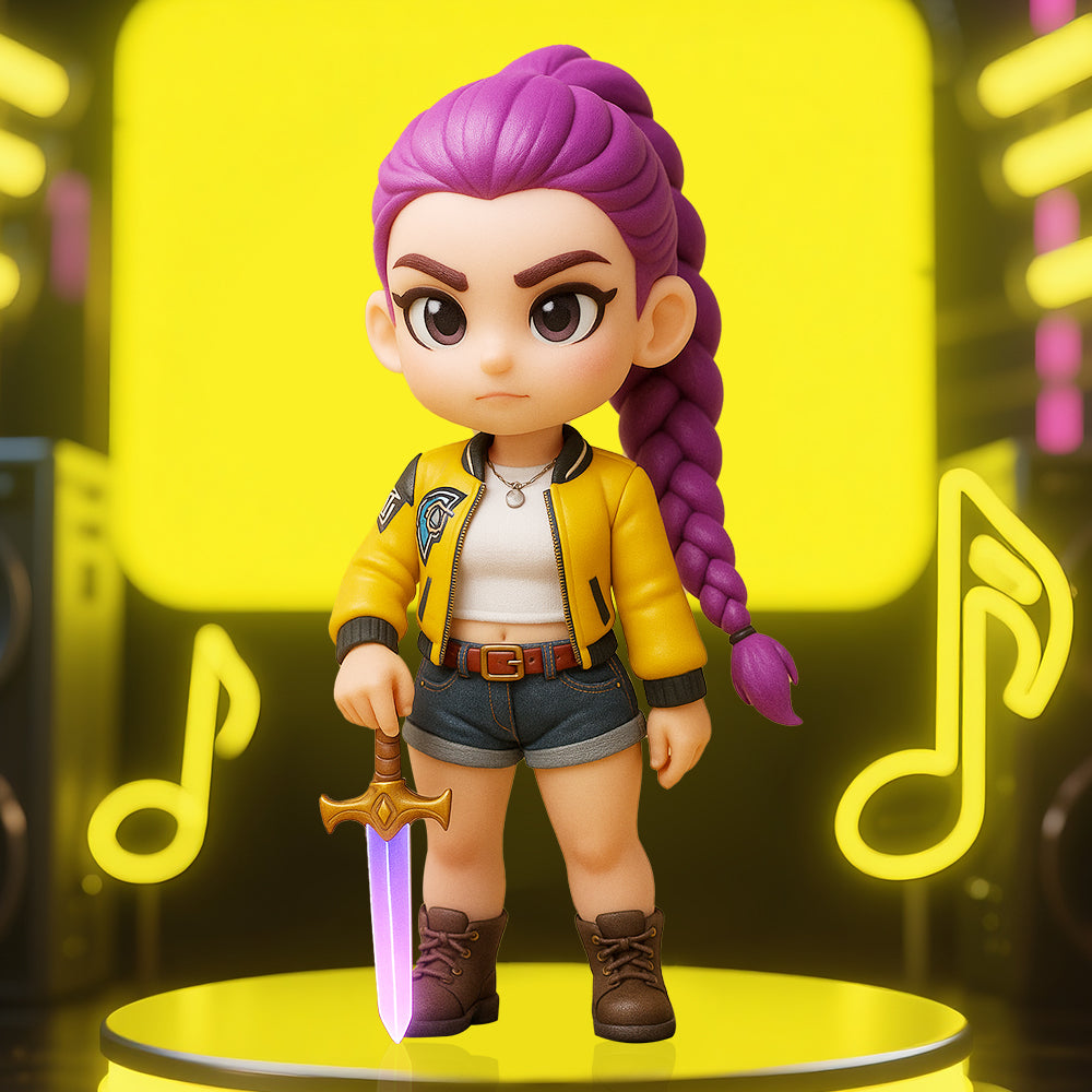 Personalized 3D Chibi Style Figurine from Your Cos Photo Lifelike Cosplay Character Replica Collectible Perfect Birthday Gift for Your Fellow Coser