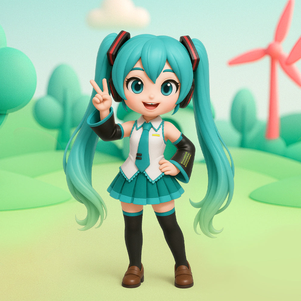 Custom 3D Cartoon Figure from Your Cosplay Photo Chibi Style Character Replica Figurine