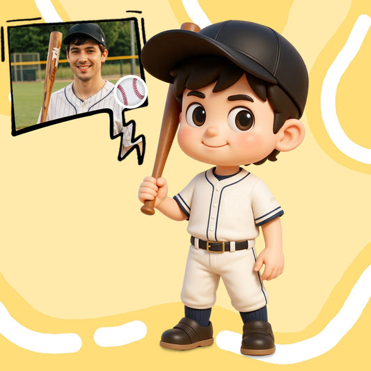 Custom 3D Sports Action Figure Made from Your Photo Perfect Gift for Fitness Lovers