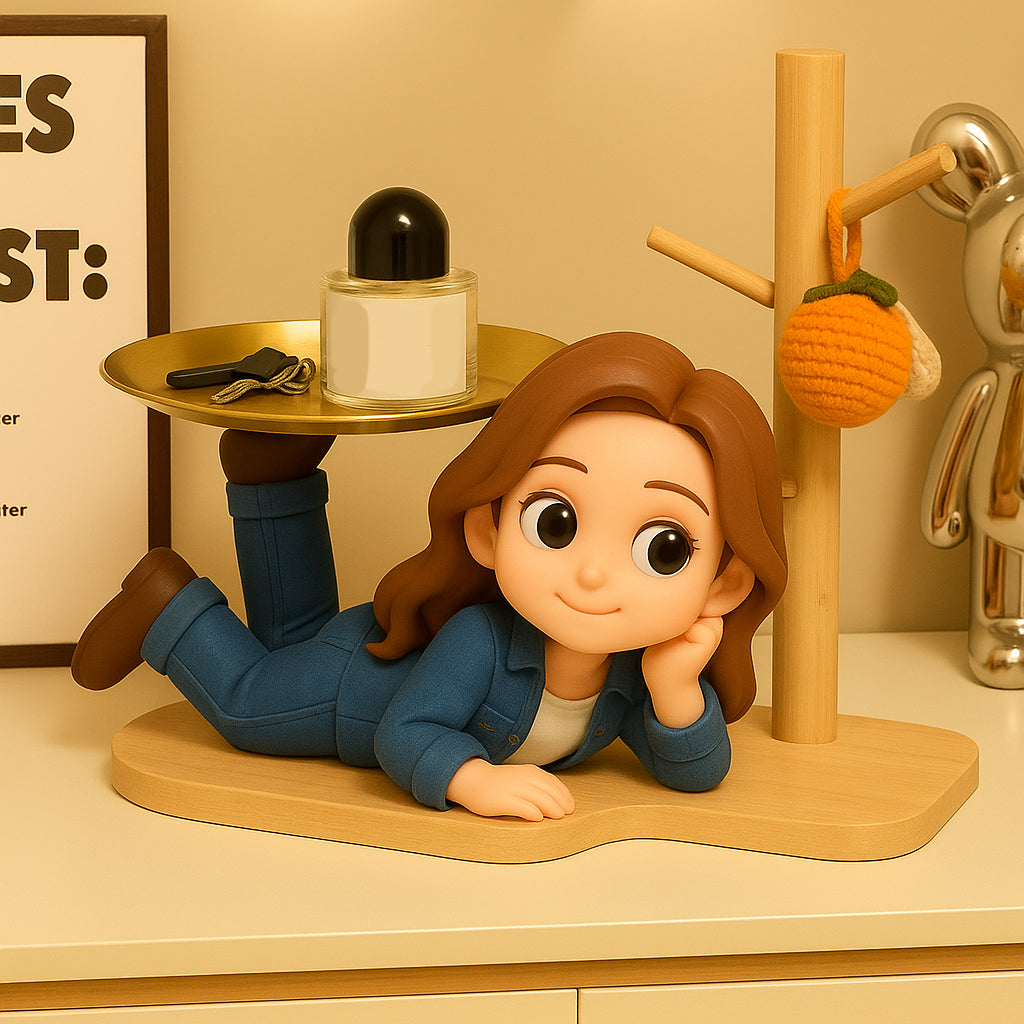 Custom 3D Cartoon Character Storage Tray Figure Decorative Organizer Gift
