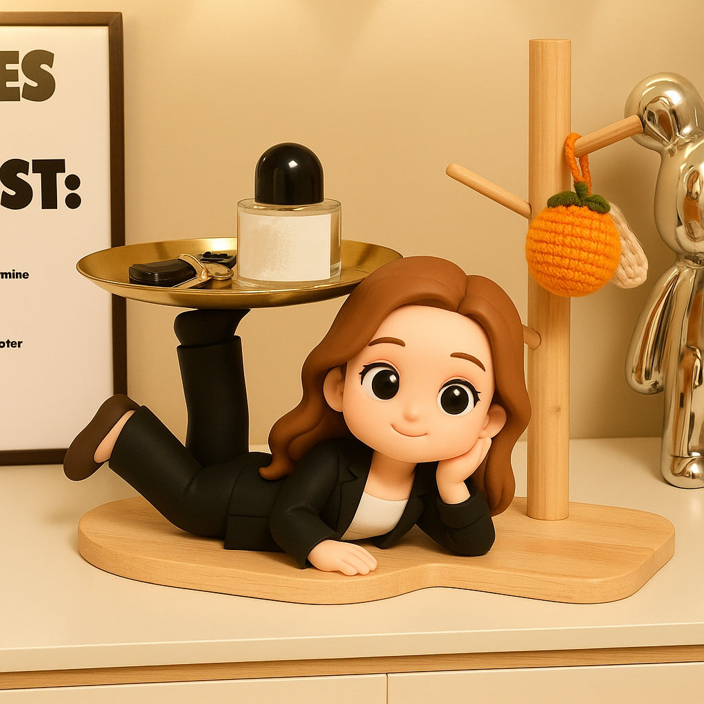 Custom 3D Cartoon Character Storage Tray Figure Decorative Organizer Gift