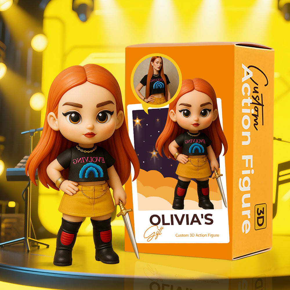 Personalized 3D Chibi Style Figurine from Your Cos Photo Lifelike Cosplay Character Replica Collectible Perfect Birthday Gift for Your Fellow Coser
