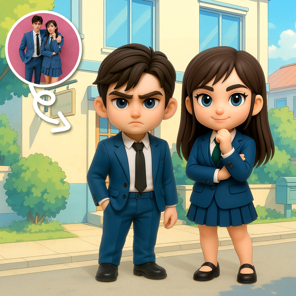 Custom 3D Cosplay Cartoon Figure from Your Cos Photo Chibi Style Character Figurine with Detailed Costume and Accessories Perfect Birthday Gift for Your Fellow Coser