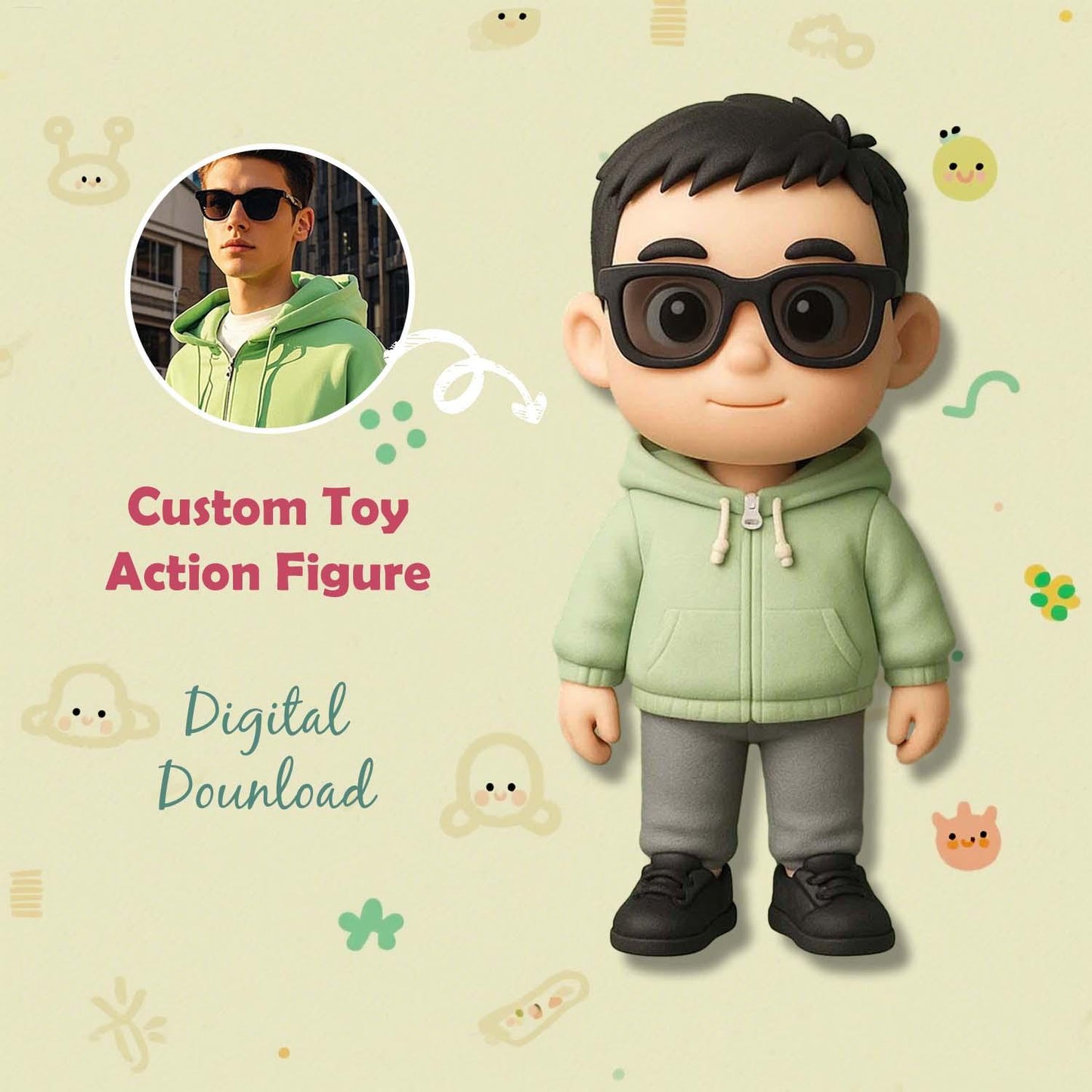 Create Your Own Couple Figurines Custom 3D Characters for Wedding Proposal or Love Celebration Based on Real People