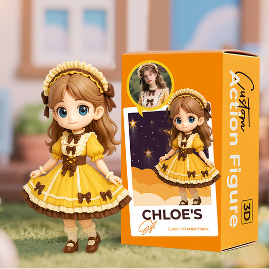 Personalized 3D Lolita Character From Your Lolita Outfit Photo Unique Handmade Figurine Gift For Friends Lovers And Birthday Surprise