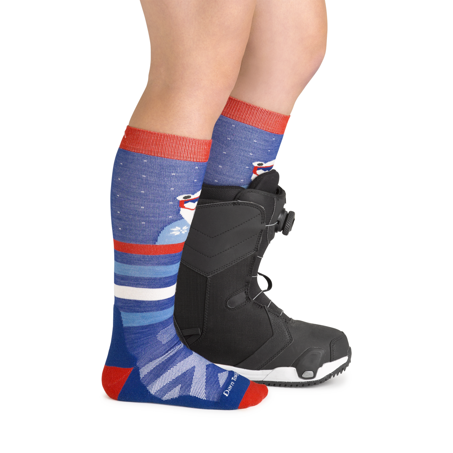 Kids Polar Patroller Over-The-Calf  Midweight Ski & Snowboard Sock-Last Chance