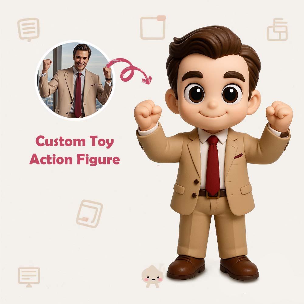 Custom 3D Action Figure From Your Photo Personalized Toy Custom Action Toy Gifts For Boss