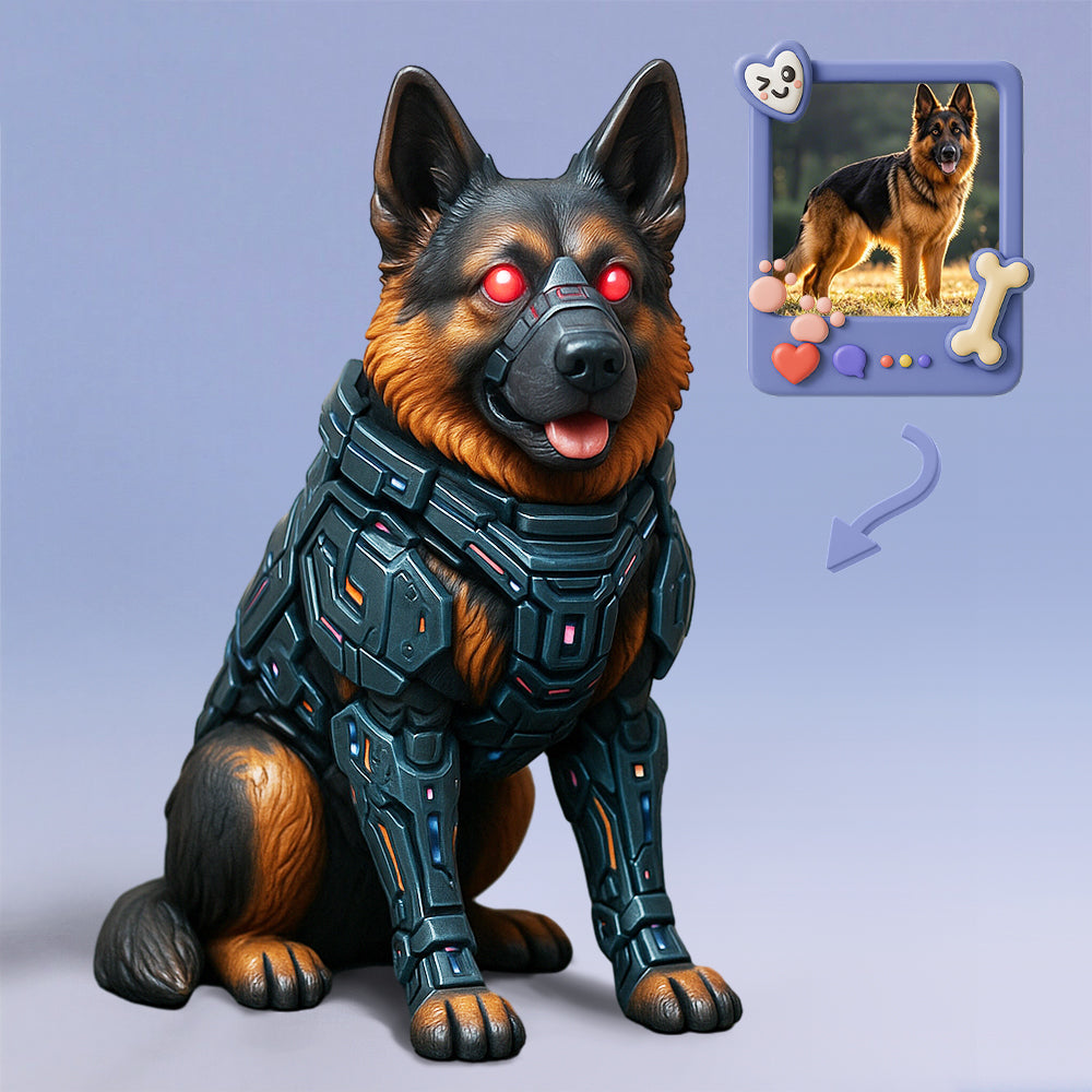Custom 3D Printed Pet Figurine Personalized Pet Sculpture Unique Pet Lover Gift