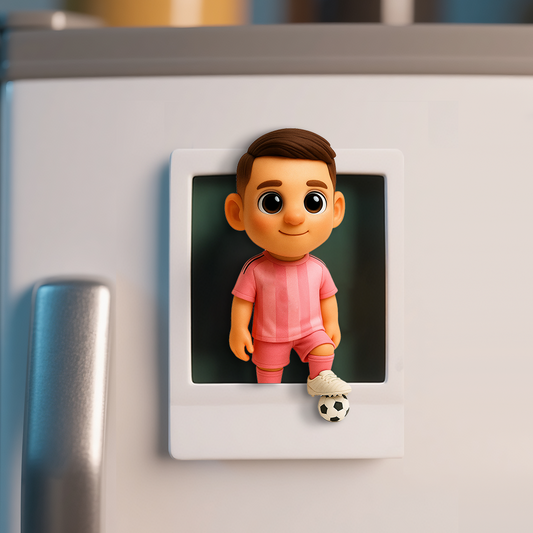 Personalized 3D Cartoon Character Magnet from Picture Custom Magnetic Decoration Gift Idea