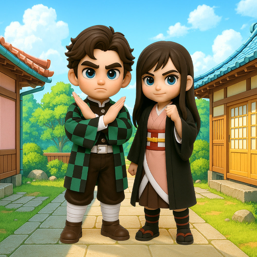Custom 3D Cartoon Figure from Your Cosplay Photo Chibi Style Character Replica Figurine
