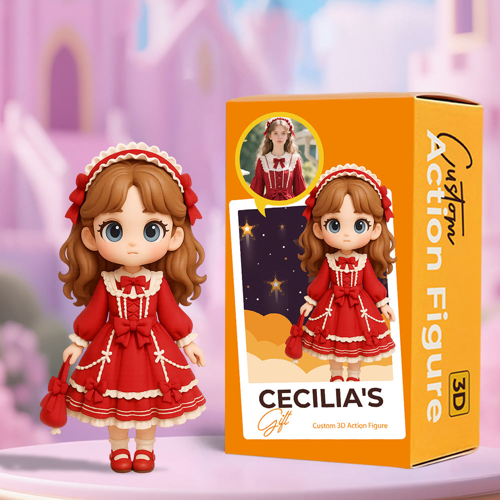 Custom 3D Lolita Style Figure From Your Lolita Photo Create Your Unique Personalized Doll Birthday Gift For Friends Lovers And Lolita Fans