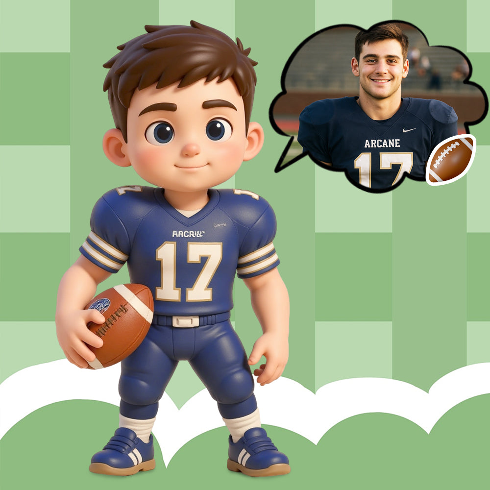 Create Your Own 3D Fitness Action Figure Unique Gift for Runners and Gym Fans