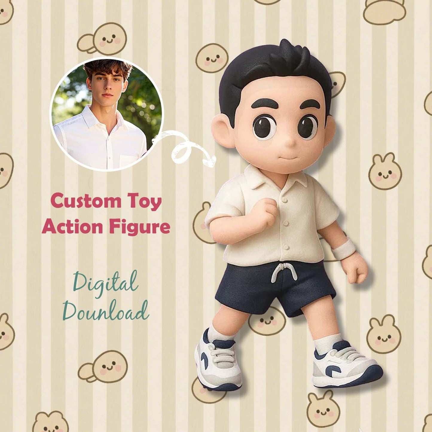 Create Your Own Couple Figurines Custom 3D Characters for Wedding Proposal or Love Celebration Based on Real People