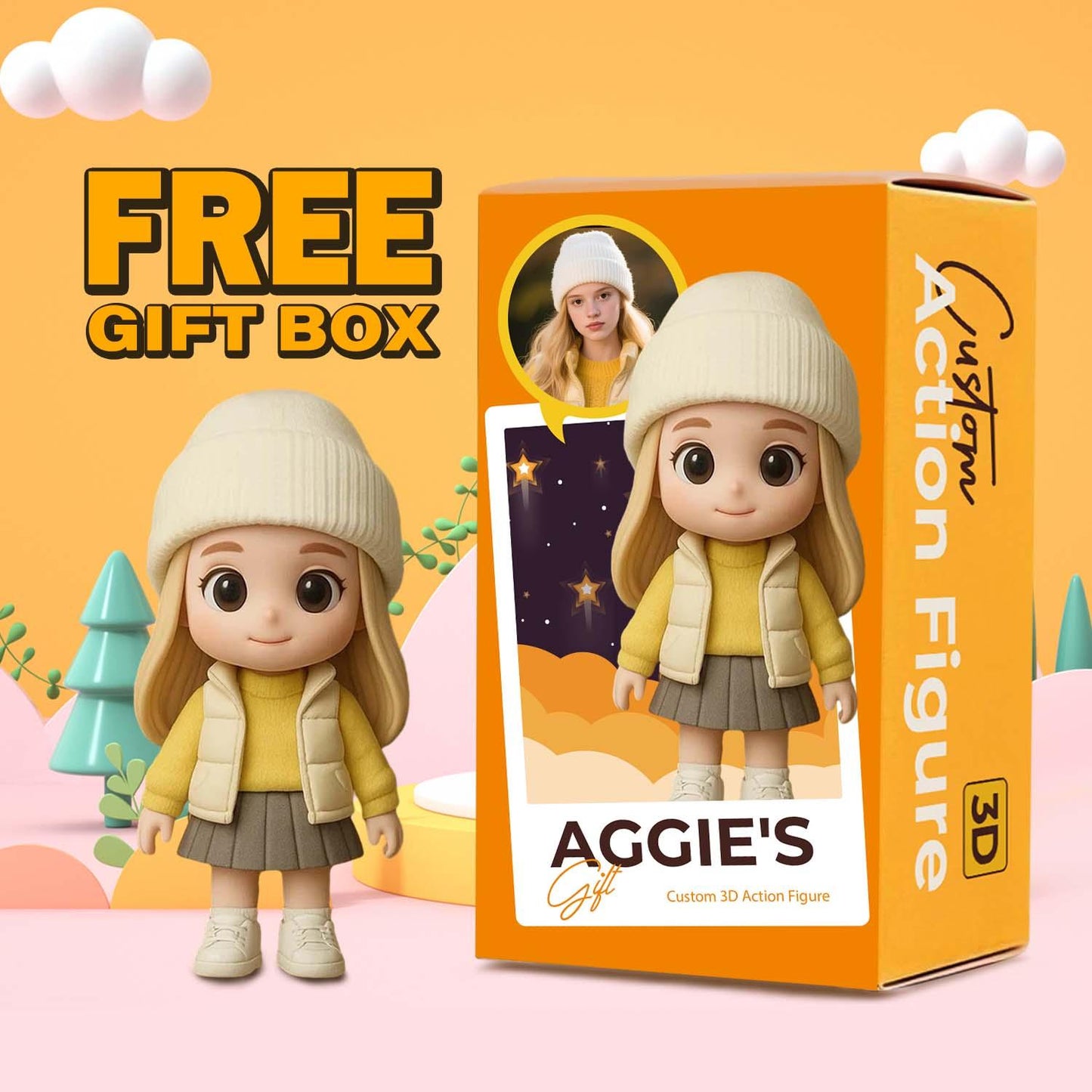 Create Your Own Couple Figurines Custom 3D Characters for Wedding Proposal or Love Celebration Based on Real People