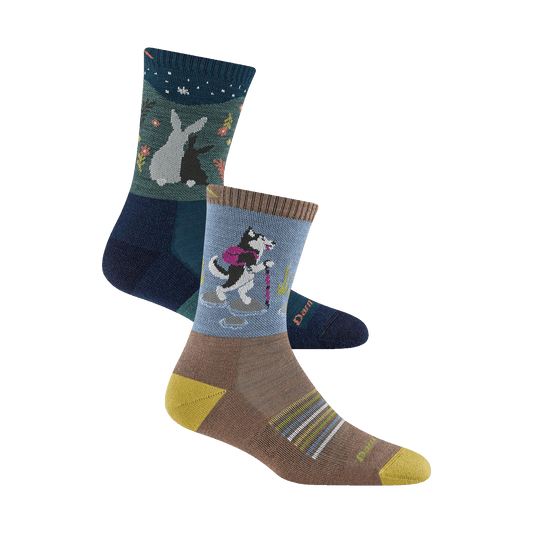 Women's Critter Club 2-Pack Hiking Socks