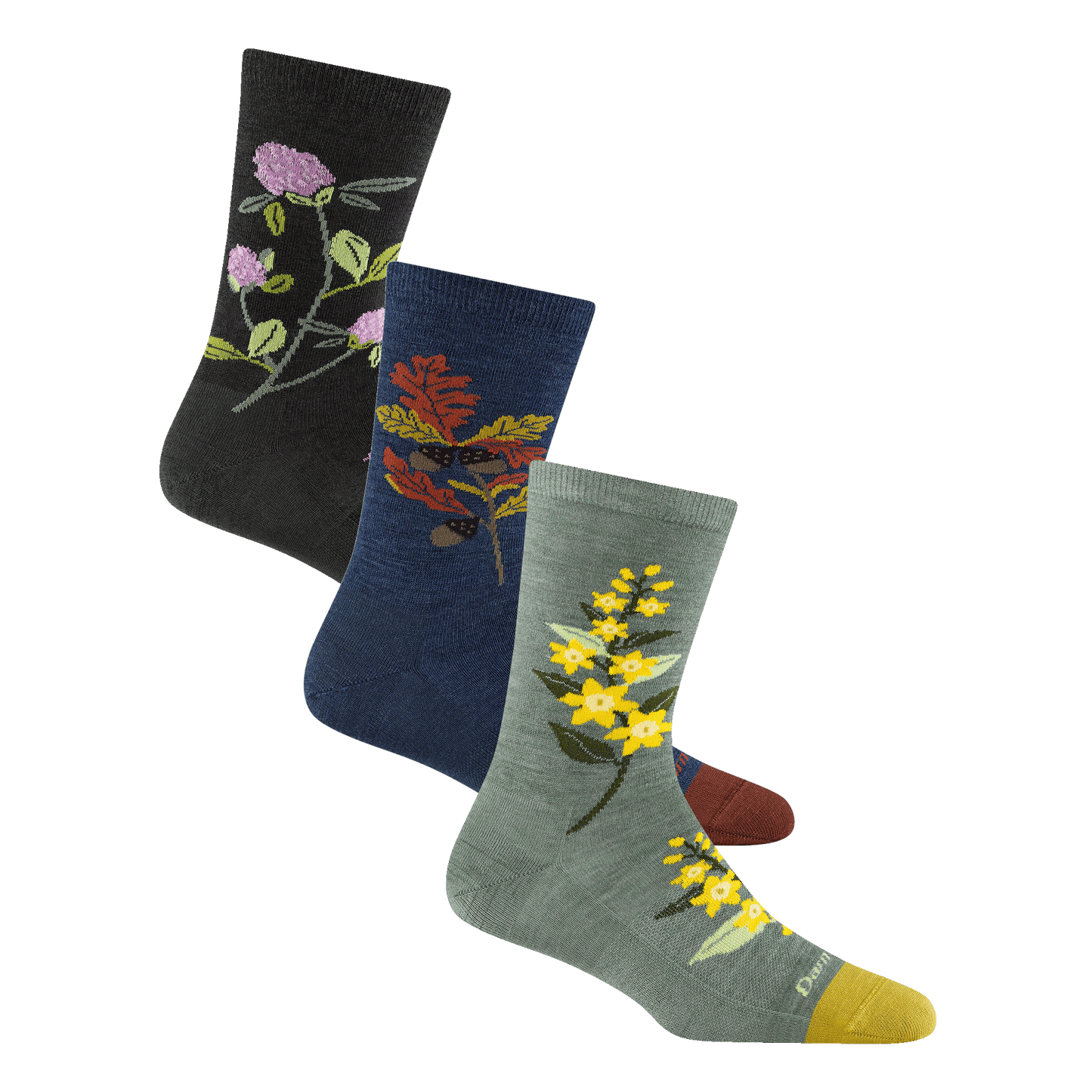 Women's Blossom Bouquet Lifestyle Crew 3-Pack