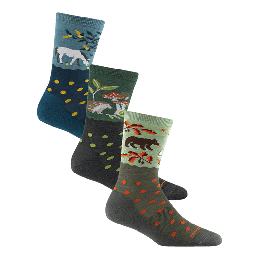 Women's Wildlife Lightweight Lifestyle Crew 3-Pack