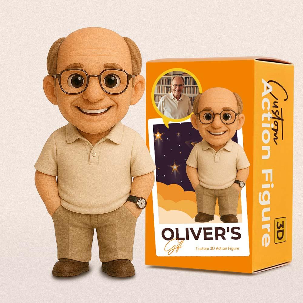 Custom Action Toy From Your Photo Personalized Toy Figure Custom Action Figure Gifts For Dad