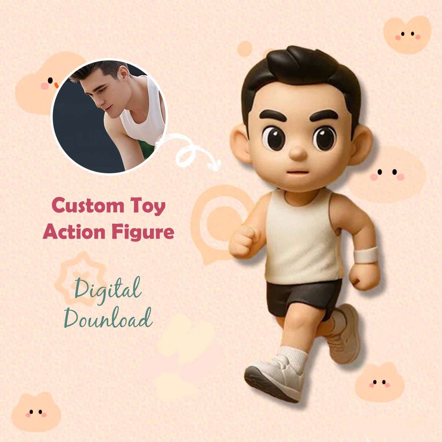 Create Your Own Couple Figurines Custom 3D Characters for Wedding Proposal or Love Celebration Based on Real People