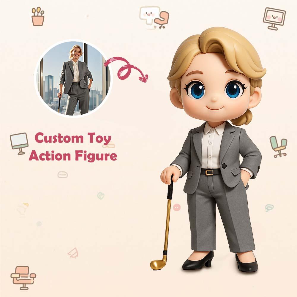 Custom 3D Action Figure From Your Photo Personalized Toy Custom Action Toy Gifts For Boss
