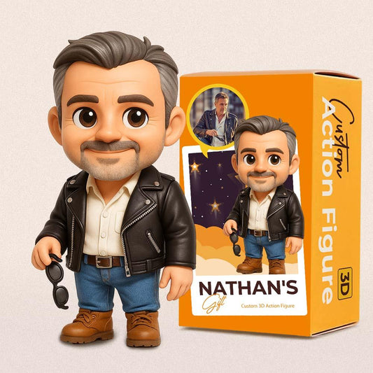 Custom Action Toy From Your Photo Personalized Toy Figure Custom Action Figure Gifts For Dad