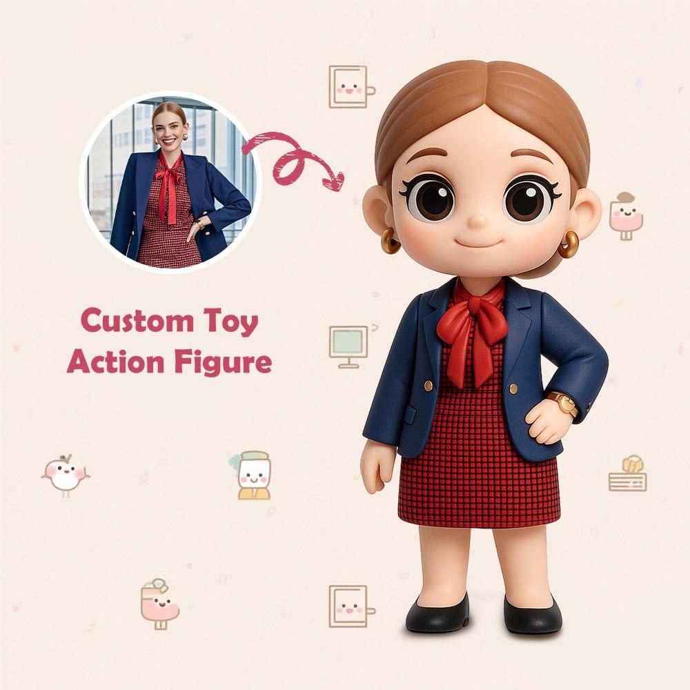 Custom 3D Action Figure From Your Photo Personalized Toy Custom Action Toy Gifts For Boss