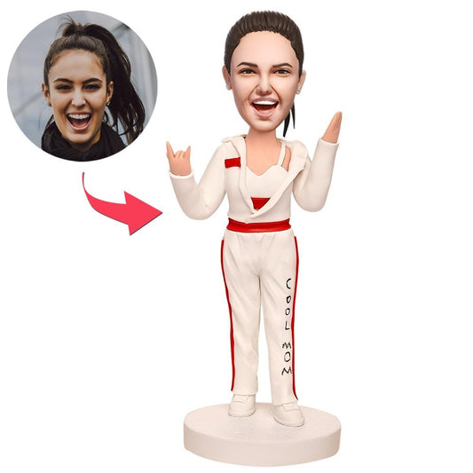 Mothers Day Bobblehead Custom Bobblehead with Engraved Text Super Cool Mum