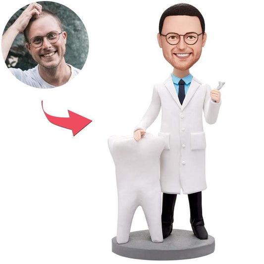 Personalized Dentist Male Bobblehead Gift For Him