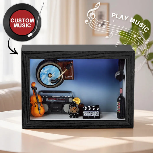 Create Your Own 3D Inspired Display Box Personalized Photo Design for Gifting or Decoration Box Only