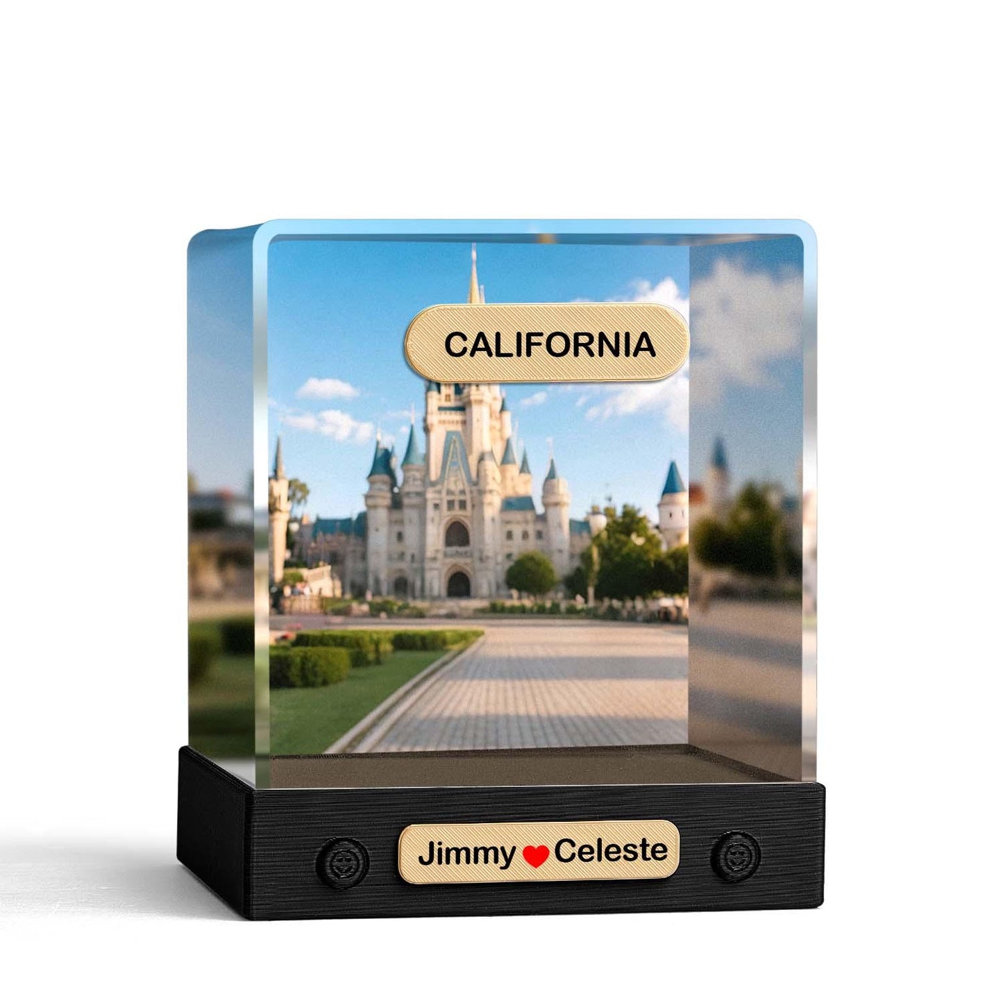 Custom 3D Action Figure Acrylic Box Decoration From Your Photo Personalized Background Toy Figure Custom Action Figure Gifts For Him/Her