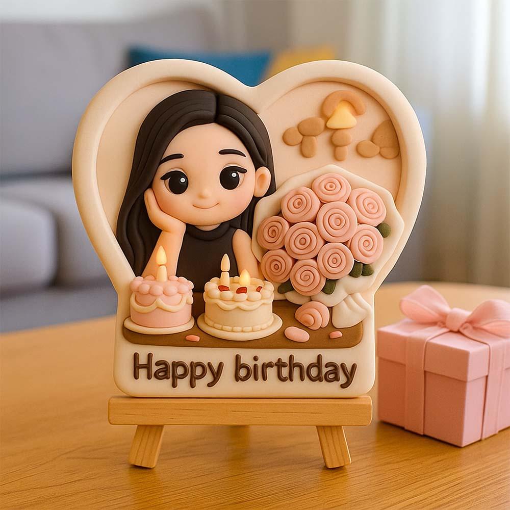 Custom Figurine 3D Printed Couple Gift Custom Photo Decoration Romantic Personalized Wedding Decoration