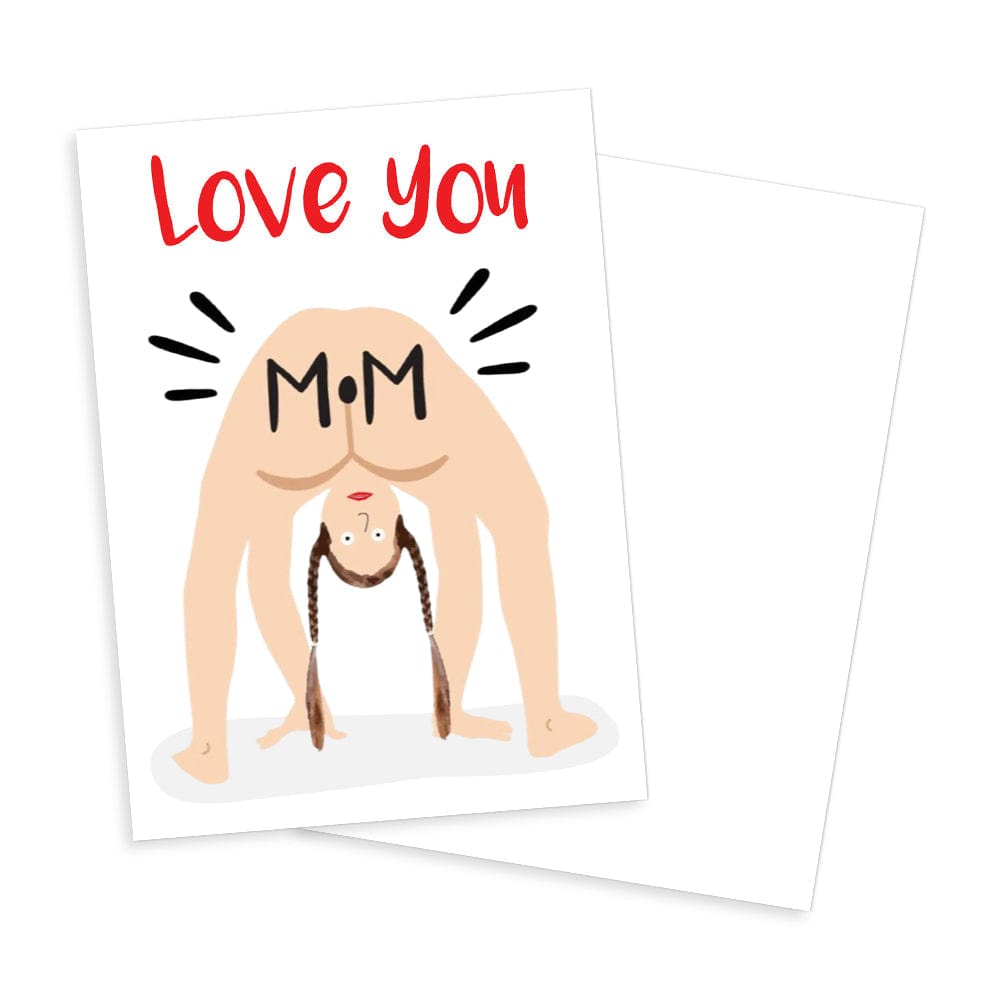 Funny Mother's Day Greeting Card Funny Mom Card Love You