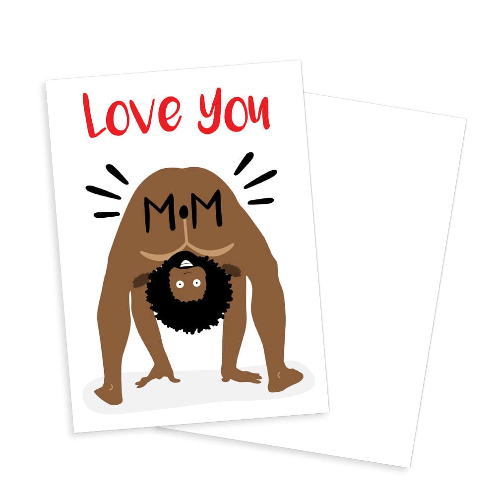 Funny Mother's Day Greeting Card Funny Mom Card Love You