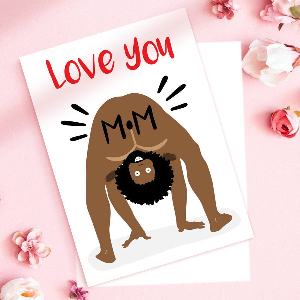 Funny Mother's Day Greeting Card Funny Mom Card Love You