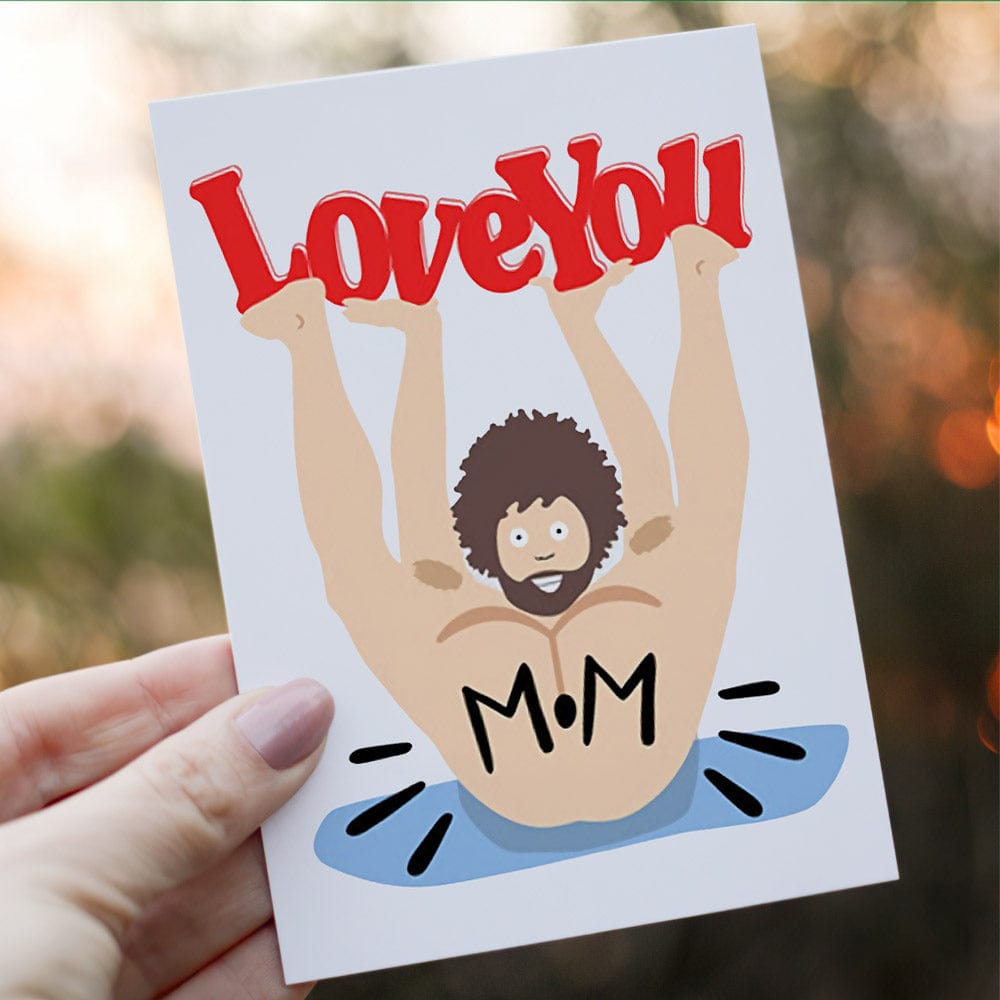 Funny Mother's Day Greeting Card Funny Mom Card Love You