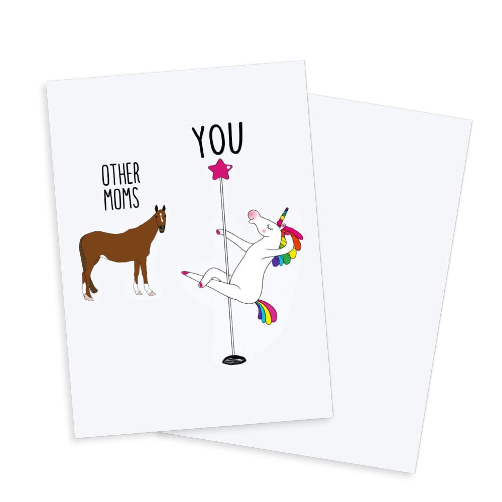 Funny Mother's Day Greeting Card Funny Mom Card Love You