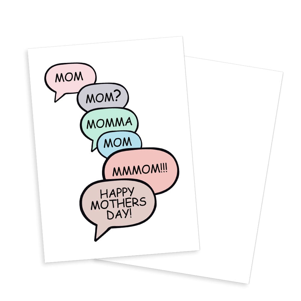Funny Mother's Day Greeting Card Funny Mom Card Love You