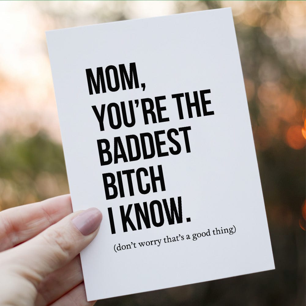 Funny Mother's Day Greeting Card Funny Mom Card Love You