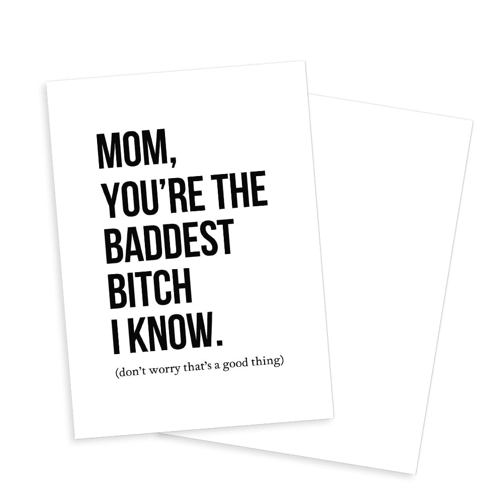Funny Mother's Day Greeting Card Funny Mom Card Love You