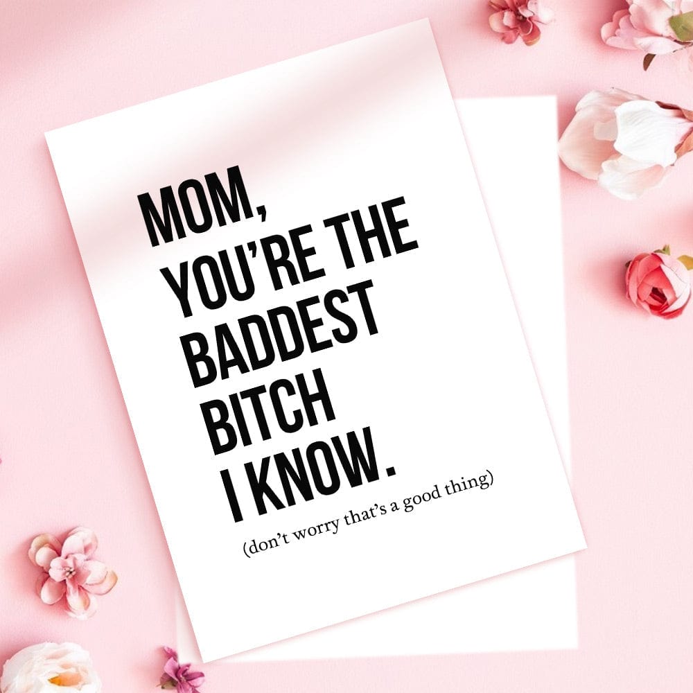 Funny Mother's Day Greeting Card Funny Mom Card Love You