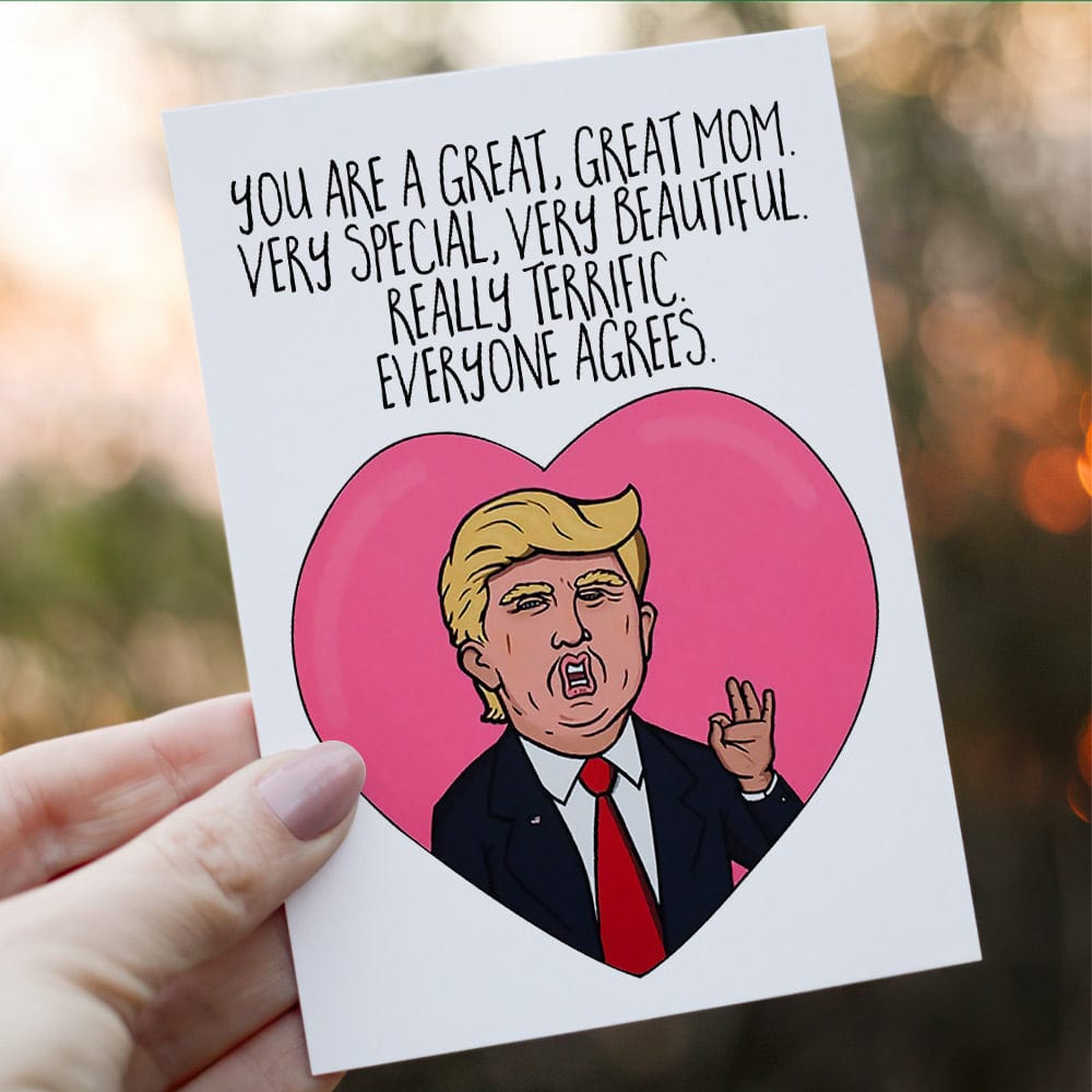 Funny Mother's Day Greeting Card Funny Mom Card Love You