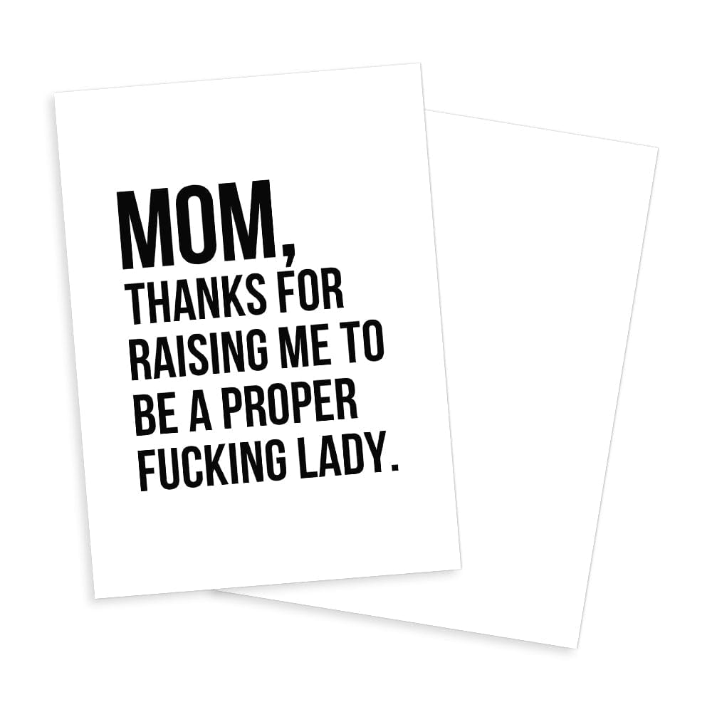 Funny Mother's Day Greeting Card Funny Mom Card Love You