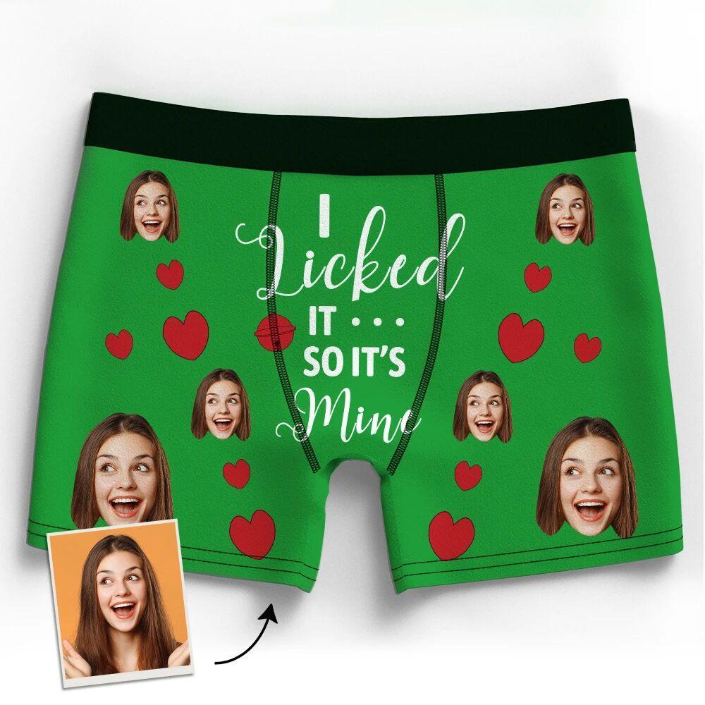 Custom Boxer Personalized Underwear Birthday Gift Valentine's Gifts - 6 Colors