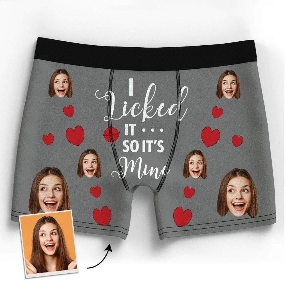 Custom Boxer Personalized Underwear Birthday Gift Valentine's Gifts - 6 Colors