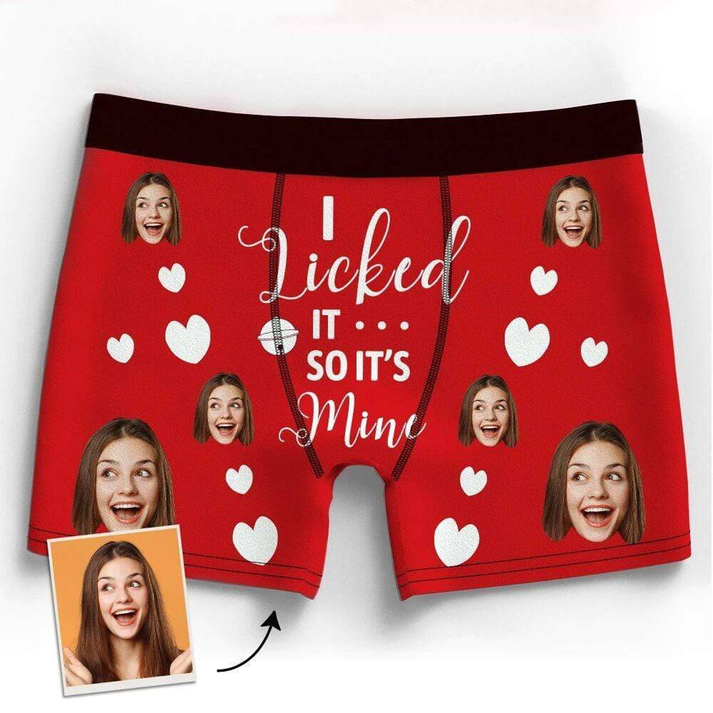 Custom Boxer Personalized Underwear Birthday Gift Valentine's Gifts - 6 Colors