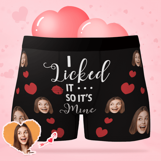 Custom Boxer Personalized Underwear Birthday Gift Valentine's Gifts - 6 Colors