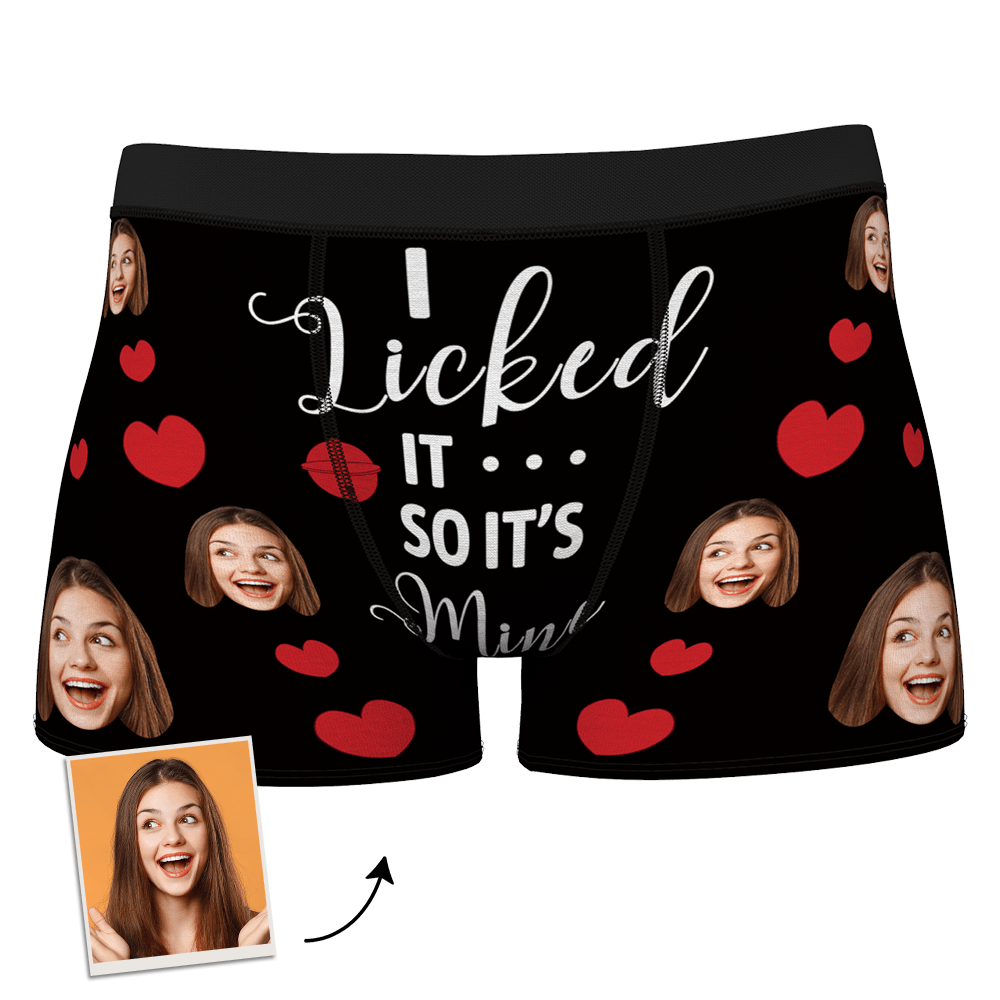 Custom Boxer Personalized Underwear Birthday Gift Valentine's Gifts - 6 Colors