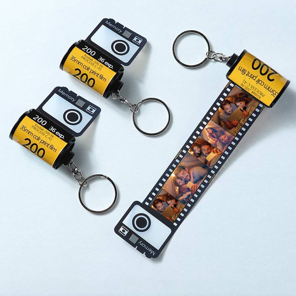 Custom Camera Roll Keychain Personalized Film Keychain Anniversary Gifts Valentine's Gifts
