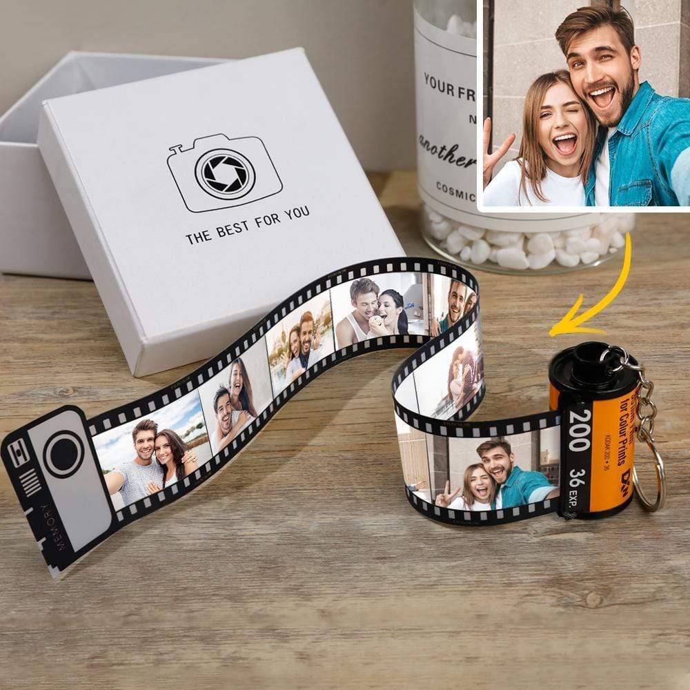 Custom Camera Roll Keychain Personalized Film Keychain Anniversary Gifts Valentine's Gifts