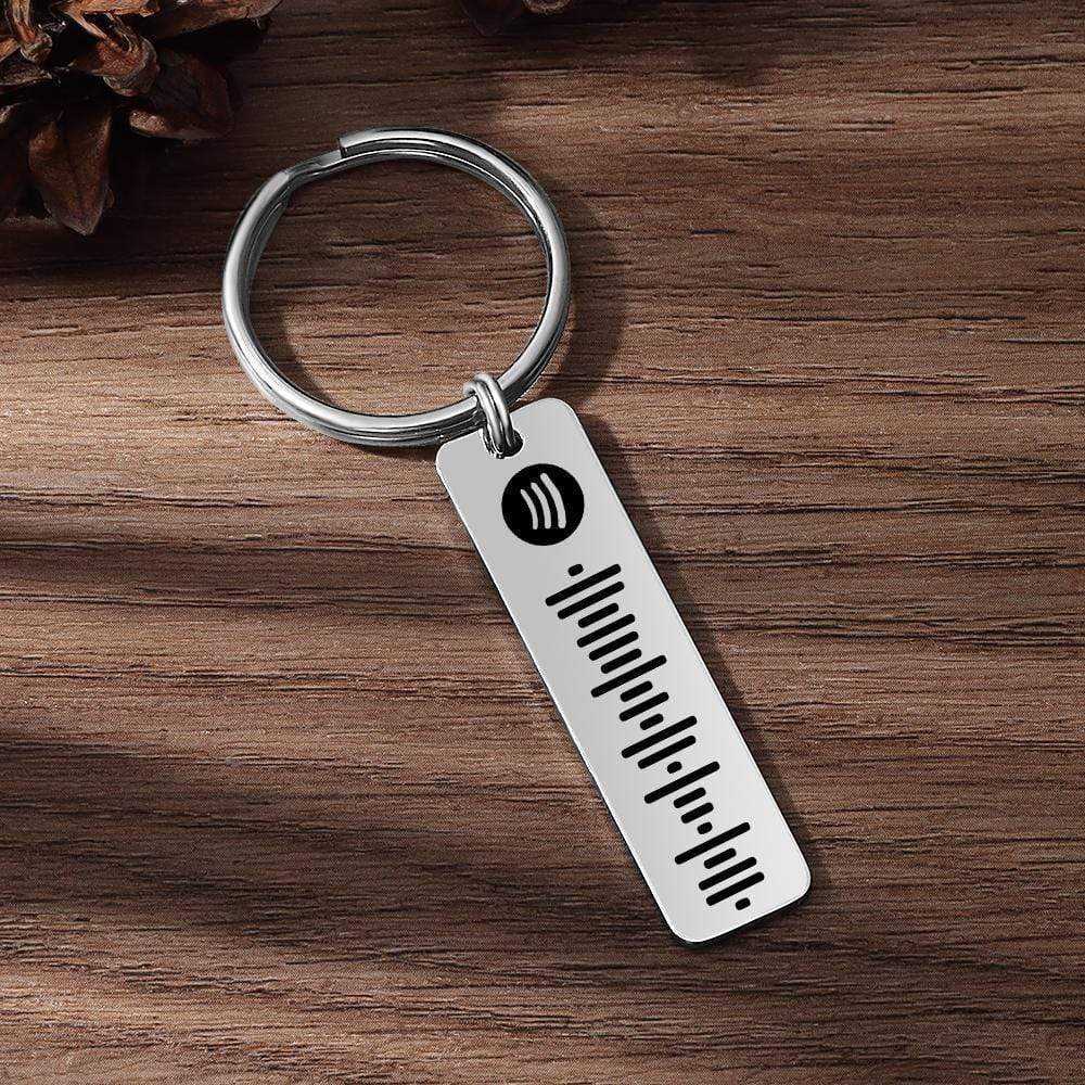 Spotify Keychain Custom Music Keychain Birthday Gift For Him